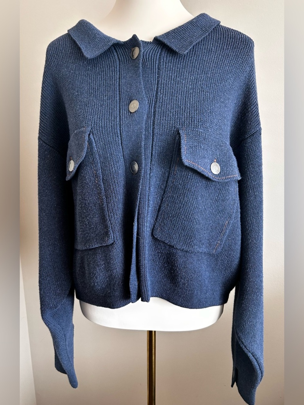 Esqualo Cotton-blend Button-up Cardigan